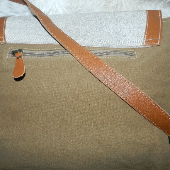 Myra Western Fringed Leather Hair-On Crossbody Shoulder Bag NWT/🆕SHIPS📦🏃🏻💨⚡ - Picture 12 of 16